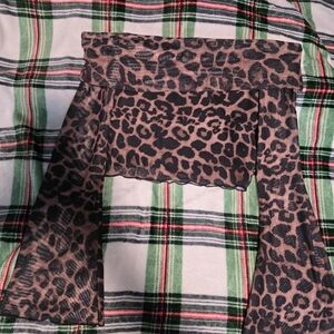 Leopard Print Sheer Crop Top
